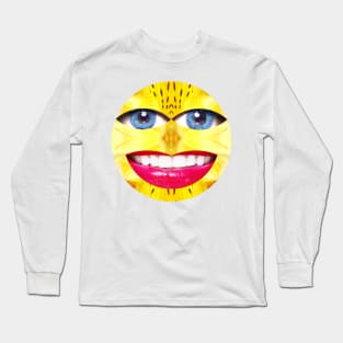 Smiley Face Happy Have a Nice Day Promote Happiness Joy Long Sleeve T-Shirt